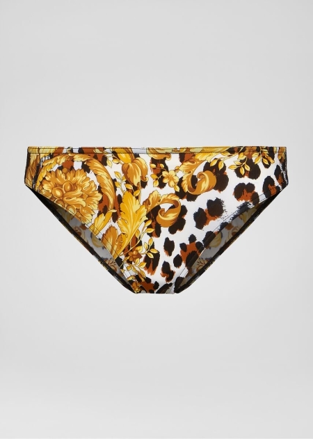 Bottom Bikini Versace Versace Barocco Animalier Dama | PGZILWU-87